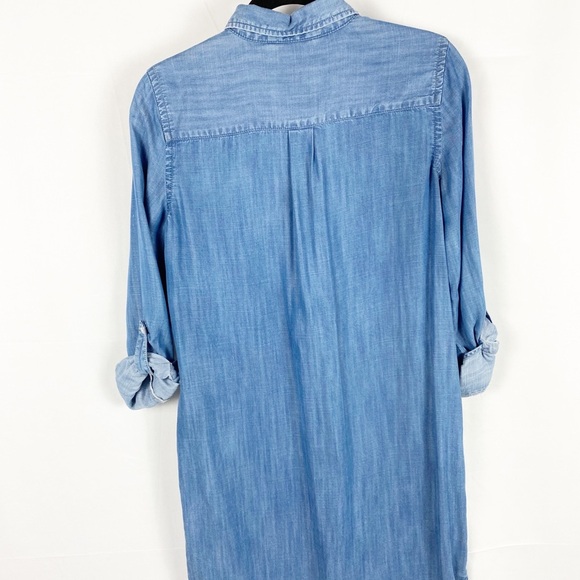 LOFT Denim Shirt Dress - Picture 2 of 3